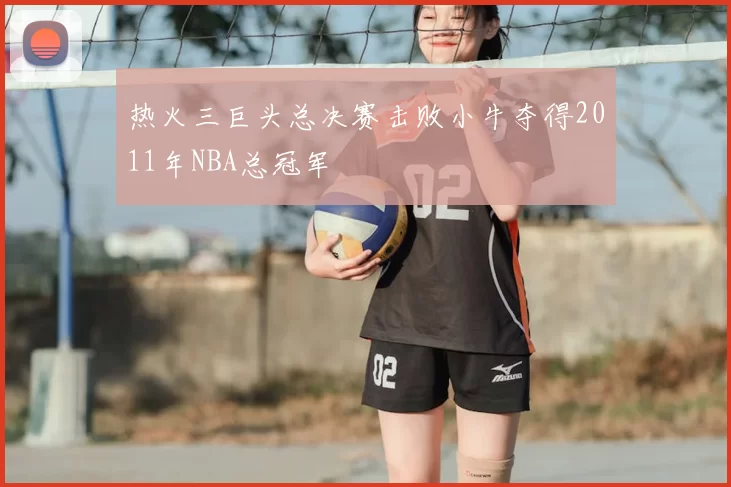 热火三巨头总决赛击败小牛夺得2011年NBA总冠军